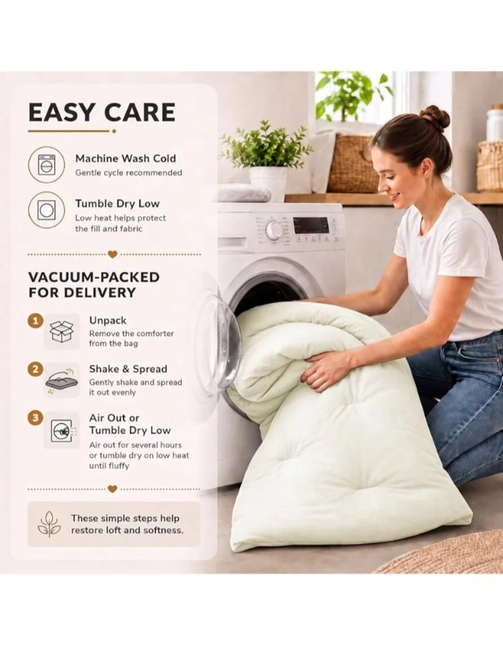 King Comforter Set, 3 Pieces Down Alternative Bedding,can Use As A Duvet Insert.